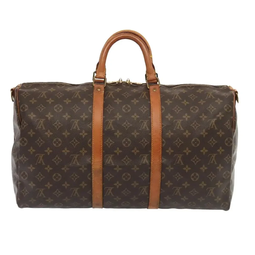 LOUIS VUITTON Monogram Keepall Bandouliere 50 Boston Bag M41416